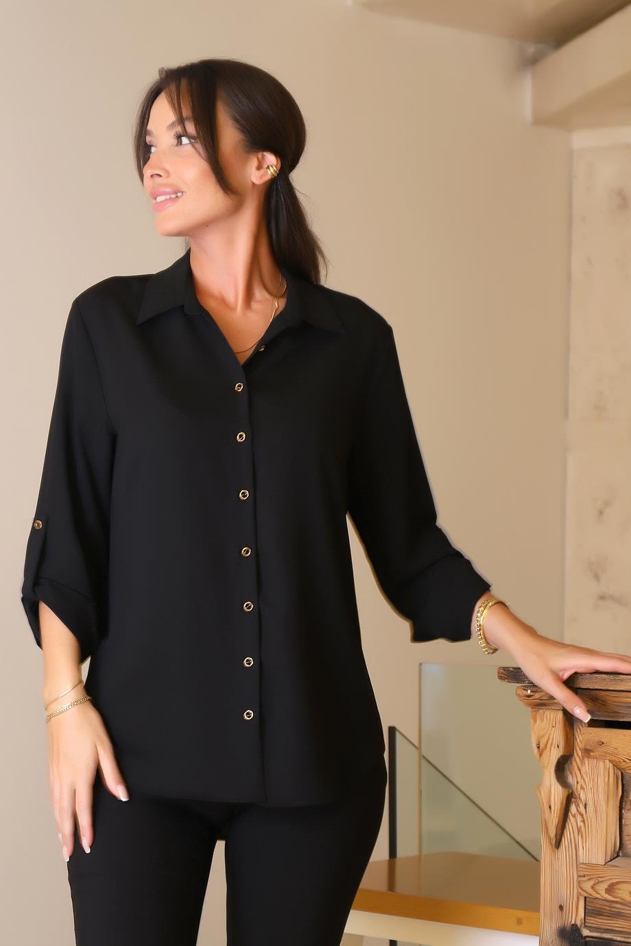 AYHAN50866-2K6 AYHAN GÖMLEKSİYAH