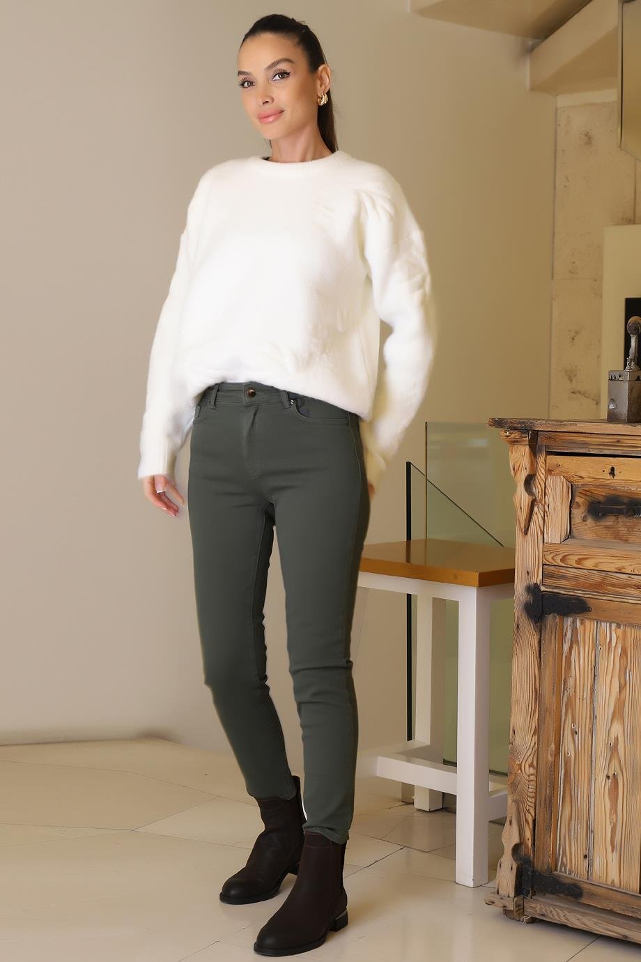 AYHAN53500-2K6 AYHAN PANTOLON-HAKİ