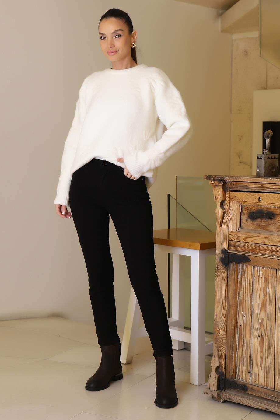 AYHAN53500-2K6 AYHAN PANTOLON-SİYAH