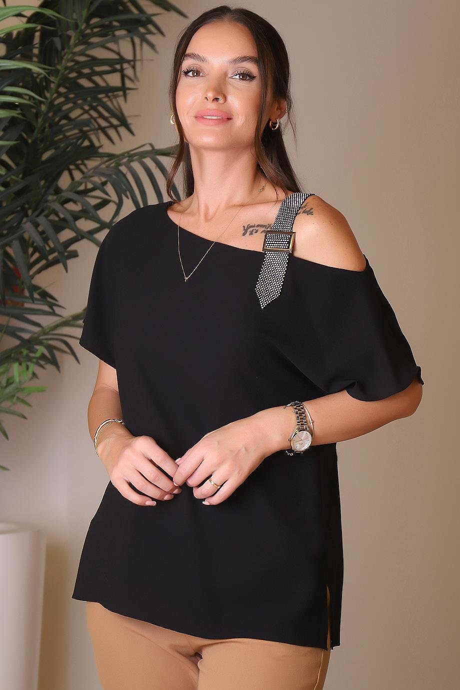 AYHAN81833-2K4 AYHAN BLUZSİYAH