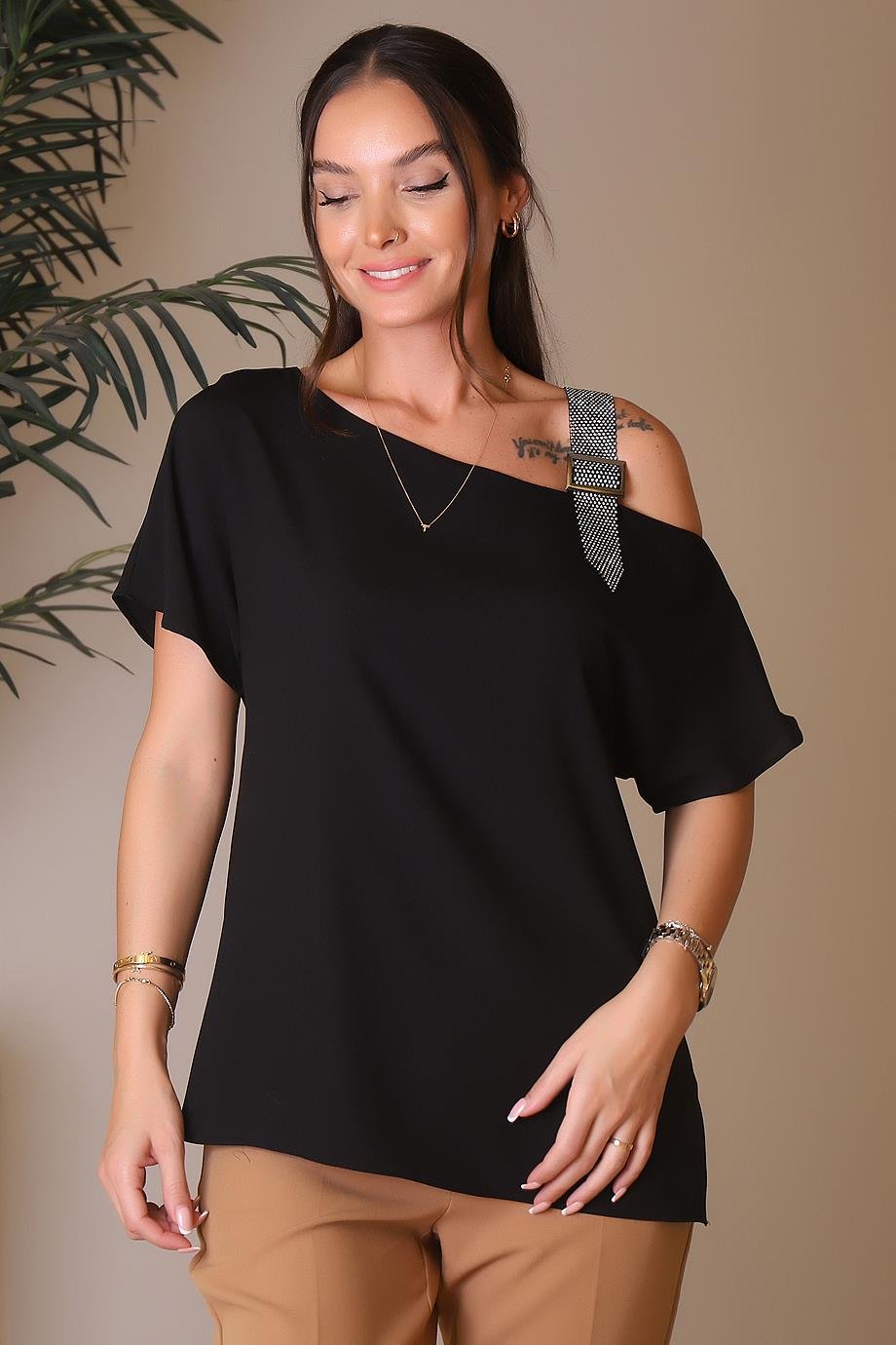 AYHAN81833-2K4 AYHAN BLUZSİYAH