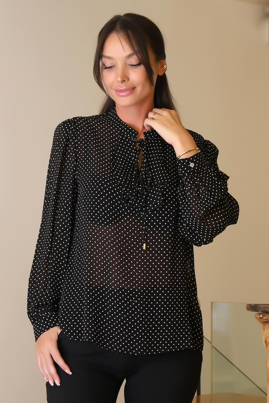 AYHAN82243-2K6 AYHAN BLUZSİYAH