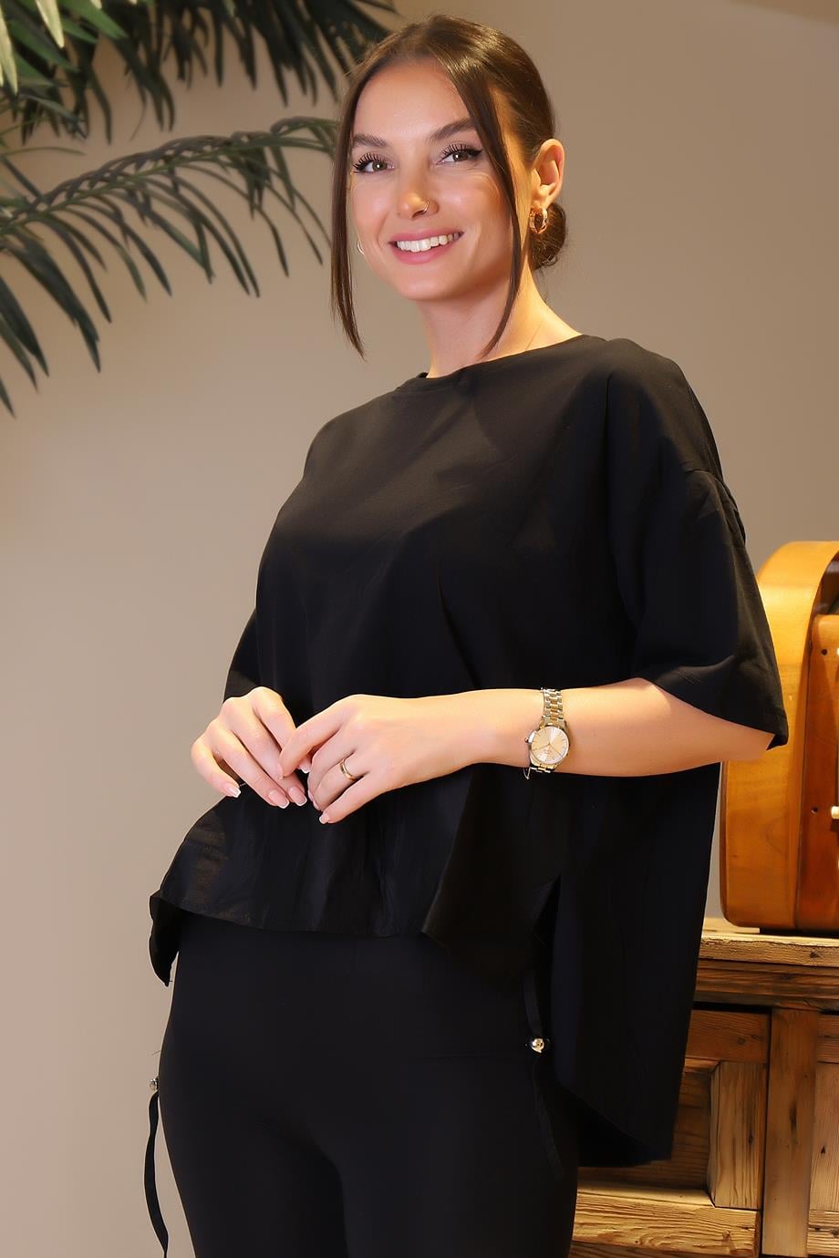 BEBE PLUS25742-2Y4 BEBE PLUS BLUZSİYAH