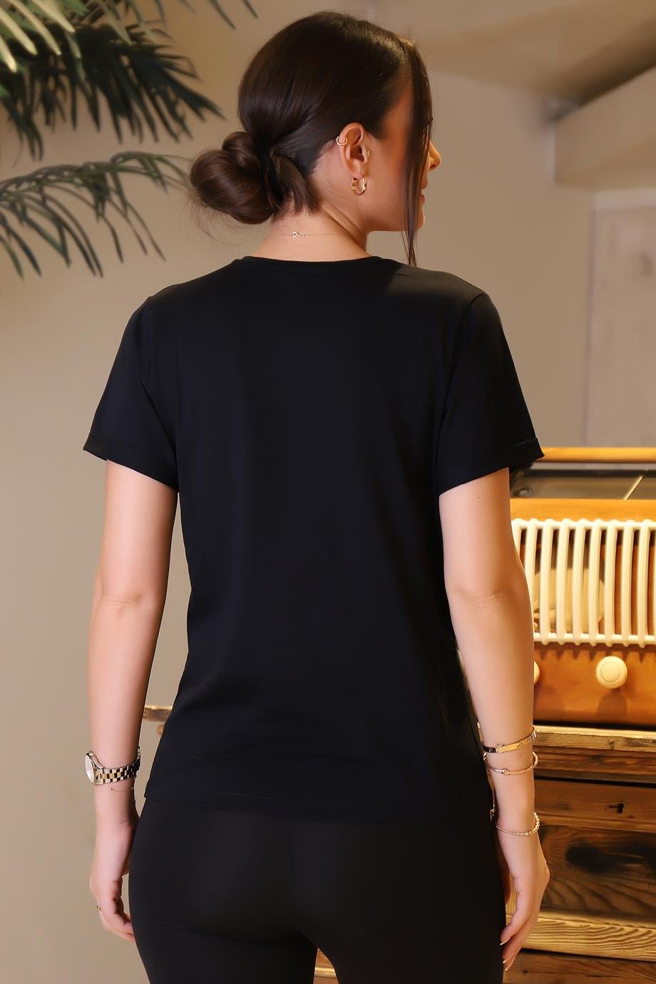 BEBE PLUS26793-2Y4 BEBE PLUS T-SHIRTSİYAH