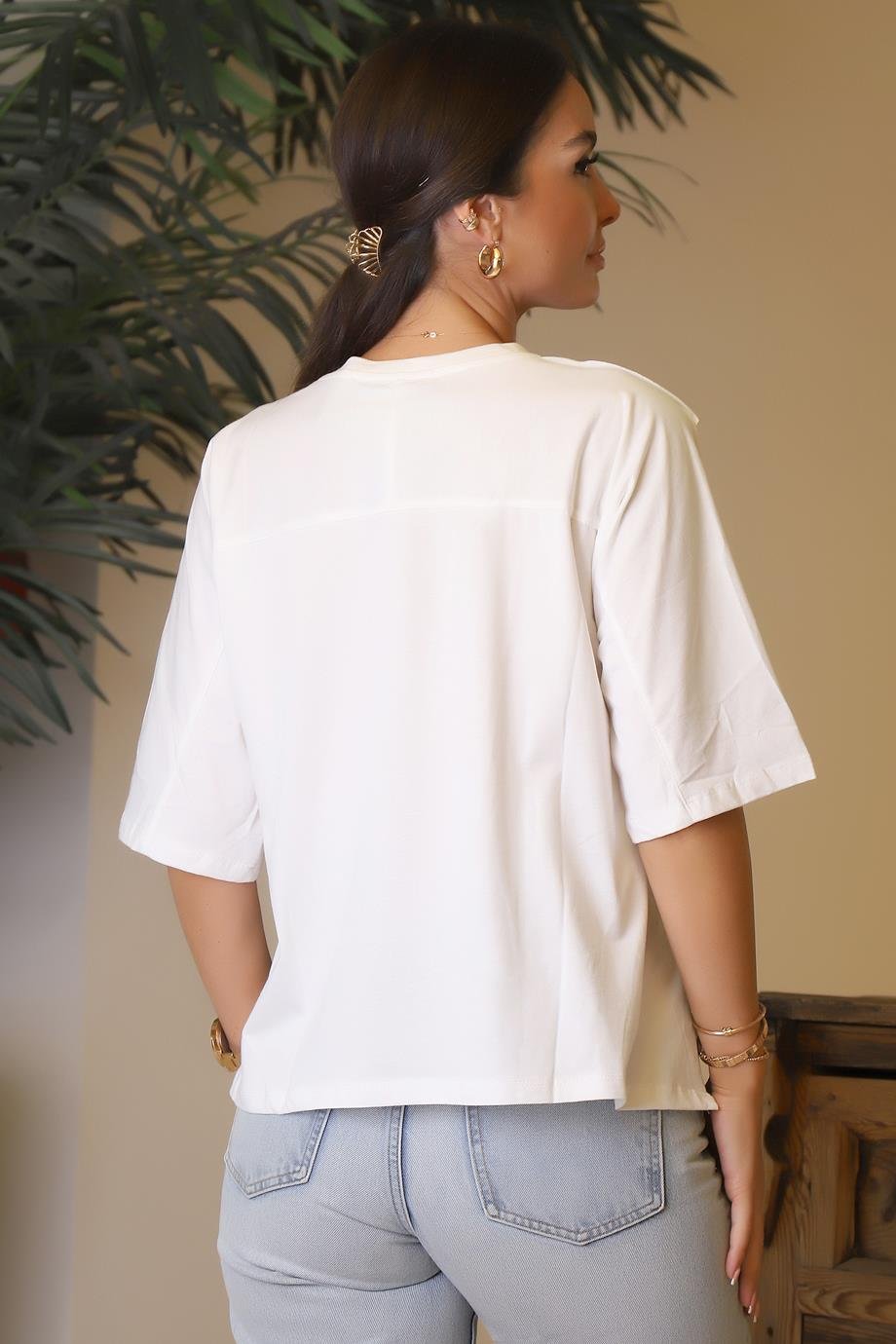 BEBE PLUS27853-2Y4 BEBE PLUS T-SHIRTEKRU