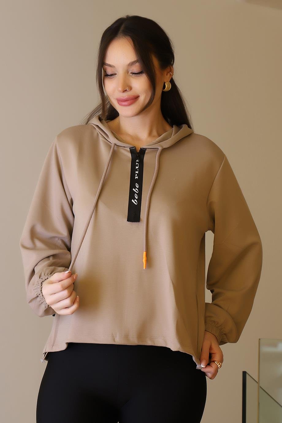 BEBE PLUS28152-2K5 BEBE PLUS SWEATVİZON