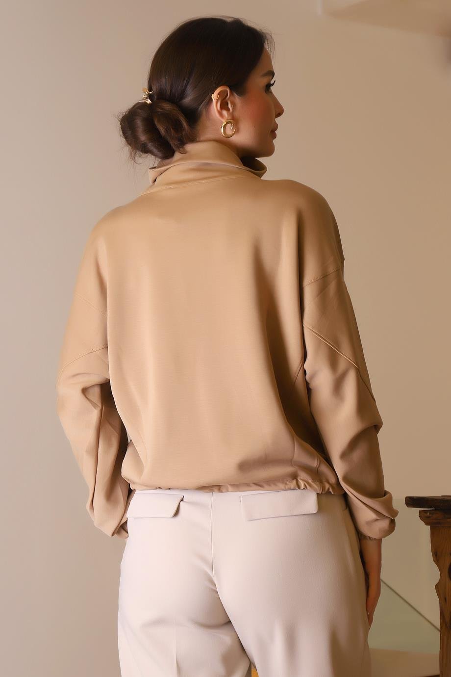 BEBE PLUS28181-2K5 BEBE PLUS SWEATCAMEL