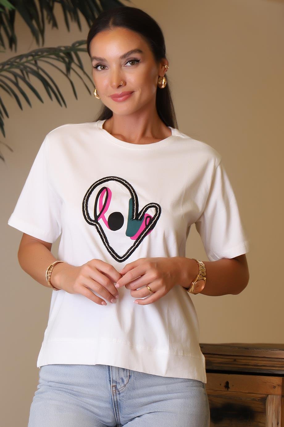 BEBE PLUS28437-2Y4 BEBE PLUS T-SHIRTEKRU