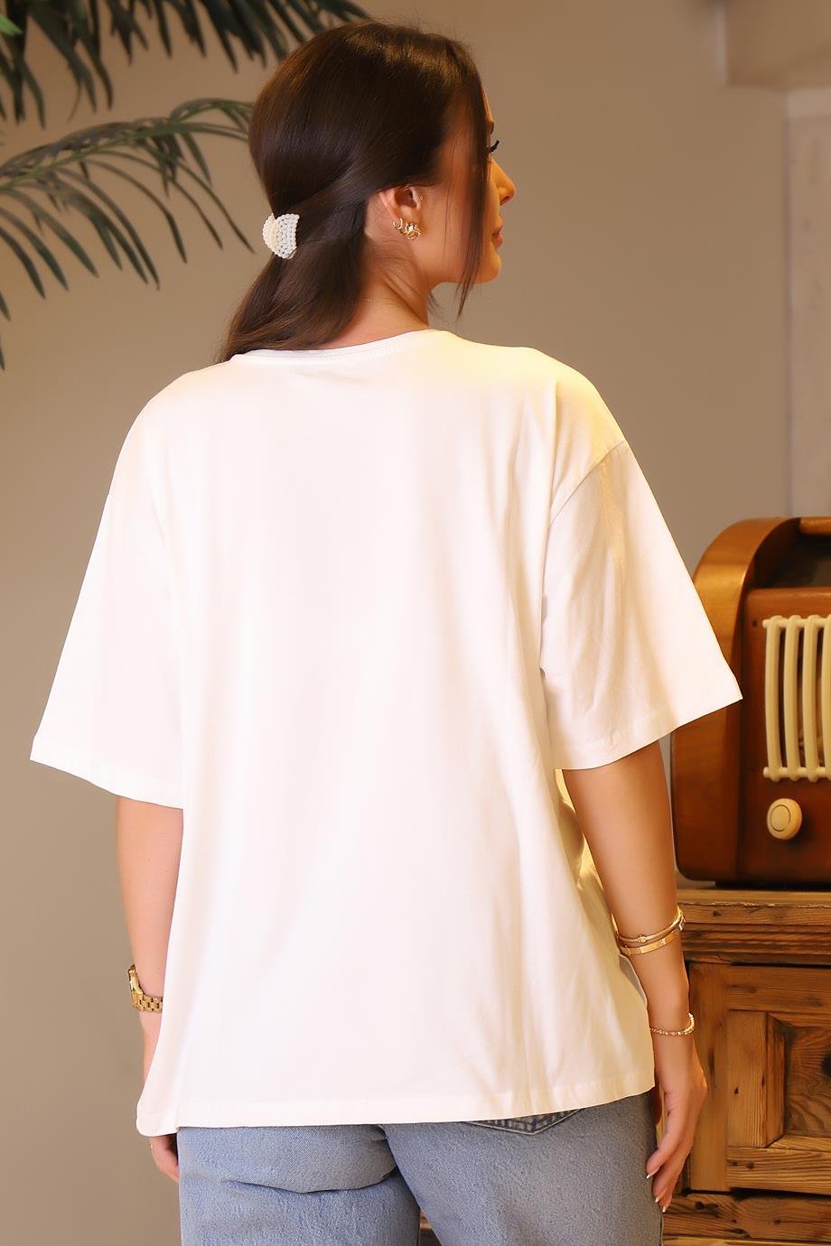 BEBE PLUS28479-2Y4 BEBE PLUS T-SHİRTEKRU