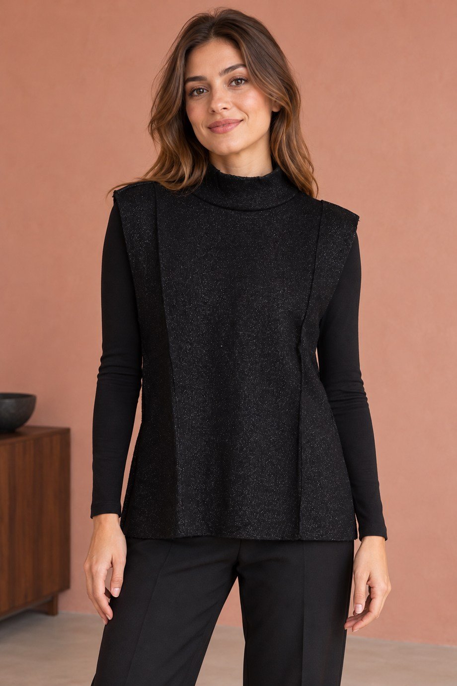 BEBE PLUS29159-2K7 BEBE PLUS BLUZ-SİYAH