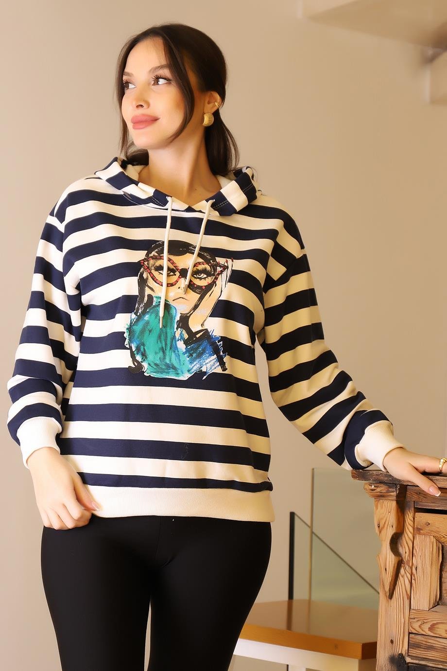 BEBE PLUS29374-2K5 BEBE PLUS SWEATEKRU LACİ