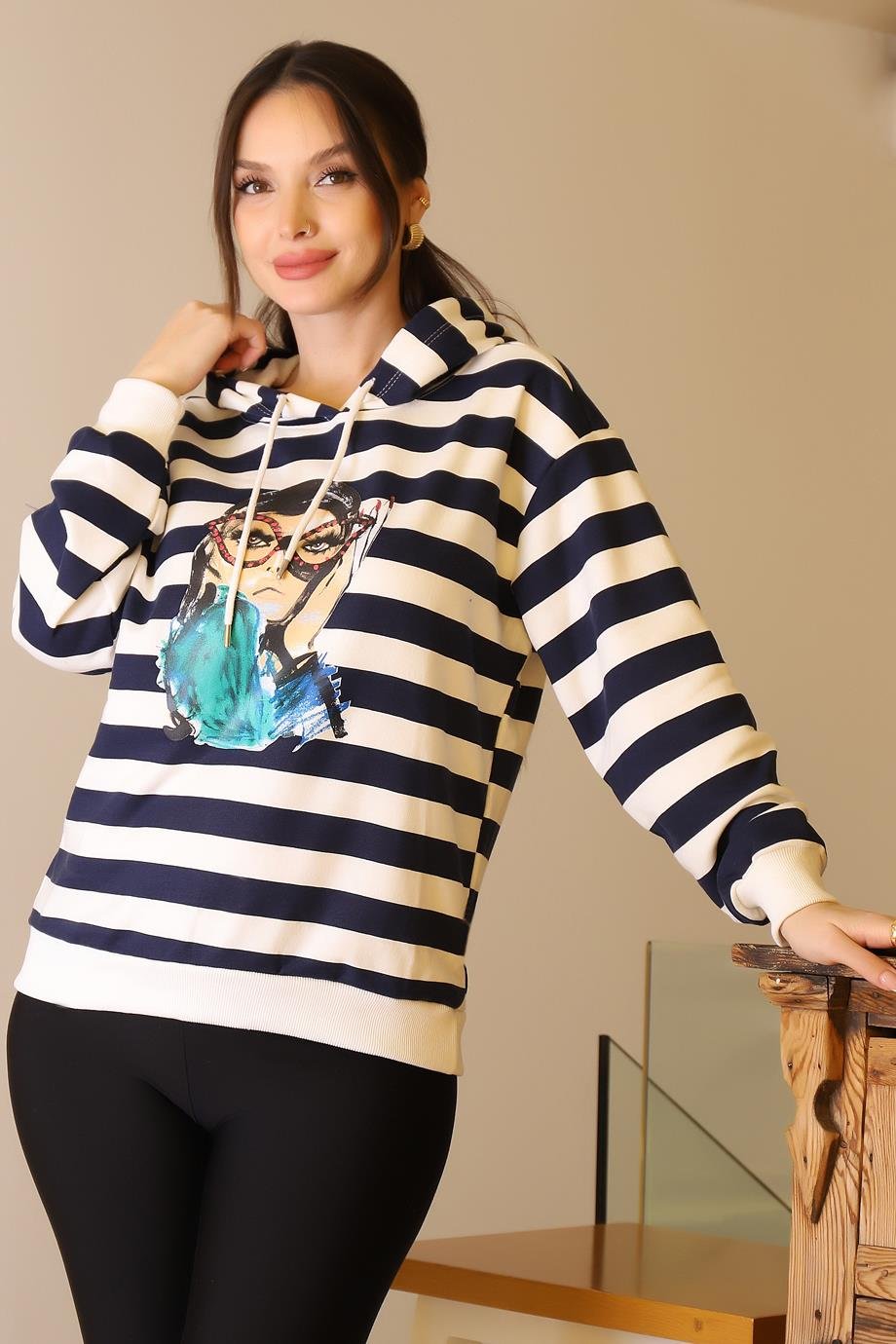 BEBE PLUS29374-2K5 BEBE PLUS SWEATEKRU LACİ