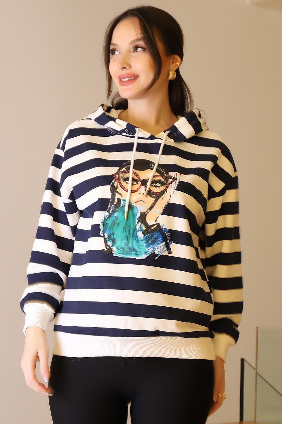 BEBE PLUS29374-2K5 BEBE PLUS SWEATEKRU LACİ