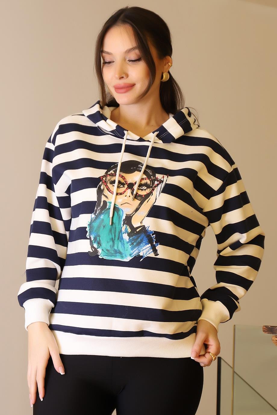 BEBE PLUS29374-2K5 BEBE PLUS SWEATEKRU LACİ