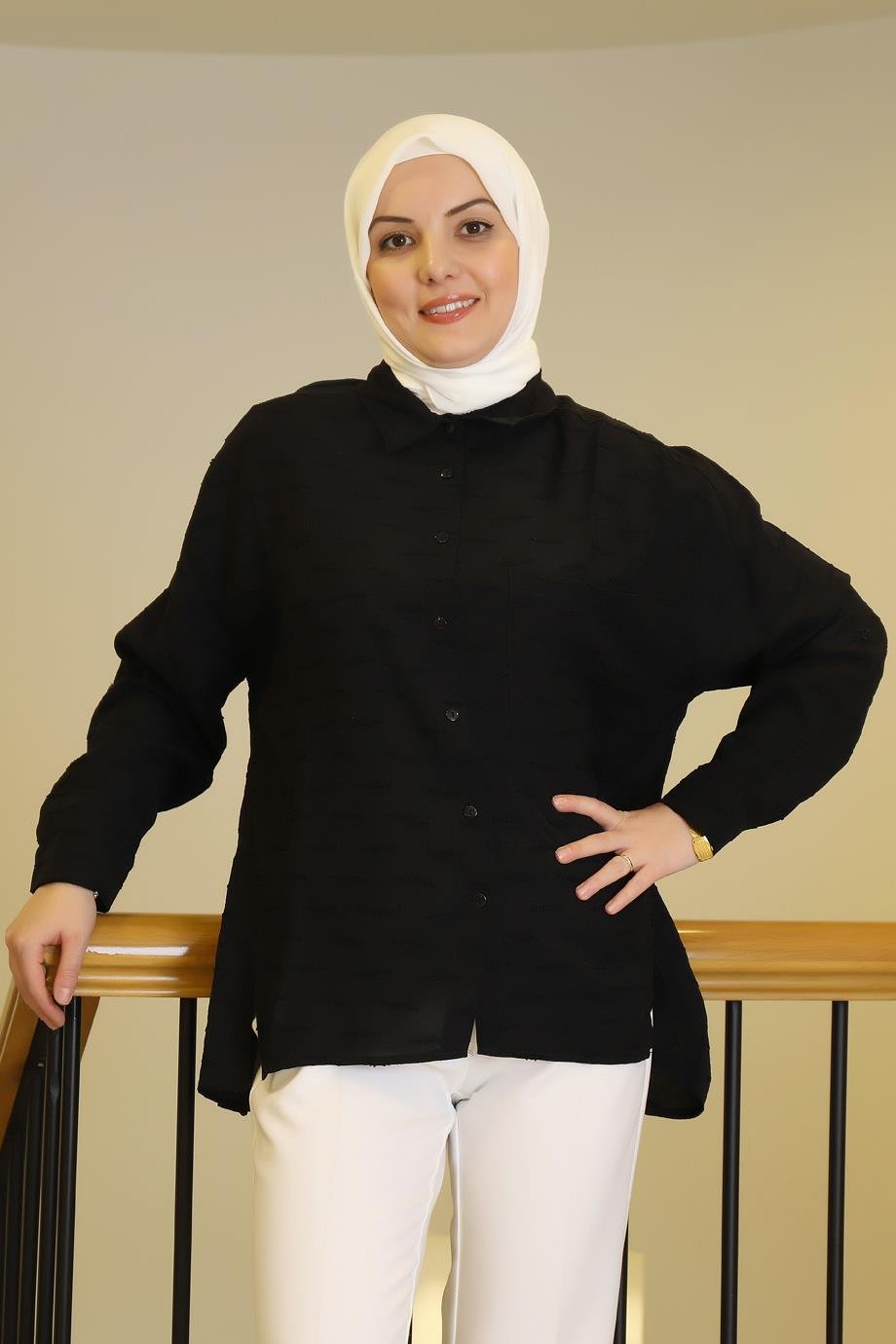 BEBE PLUS29586-2Y5 BEBE PLUS GÖMLEKSİYAH