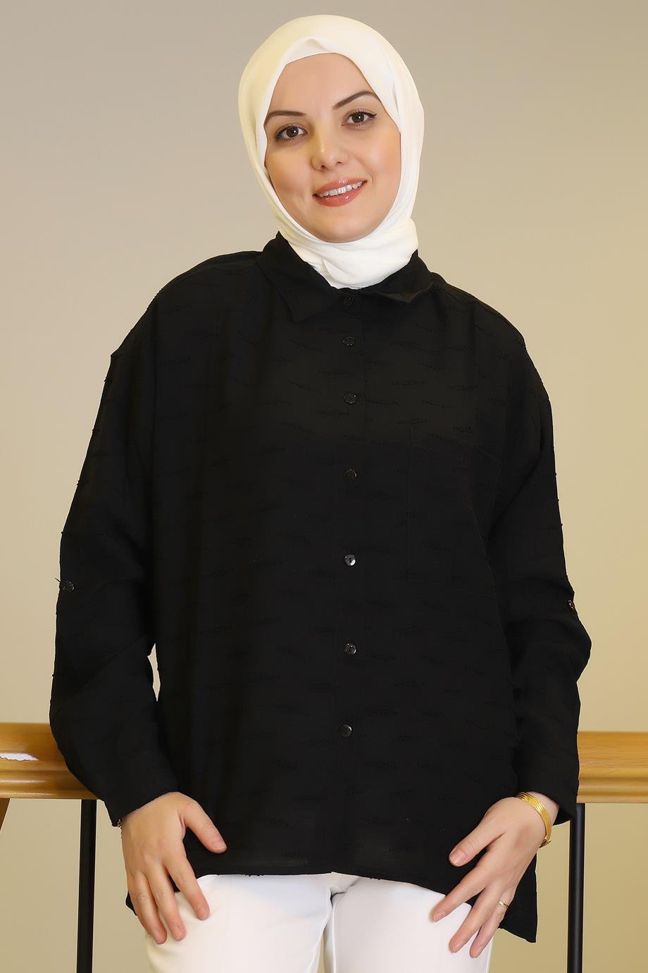 BEBE PLUS29586-2Y5 BEBE PLUS GÖMLEKSİYAH