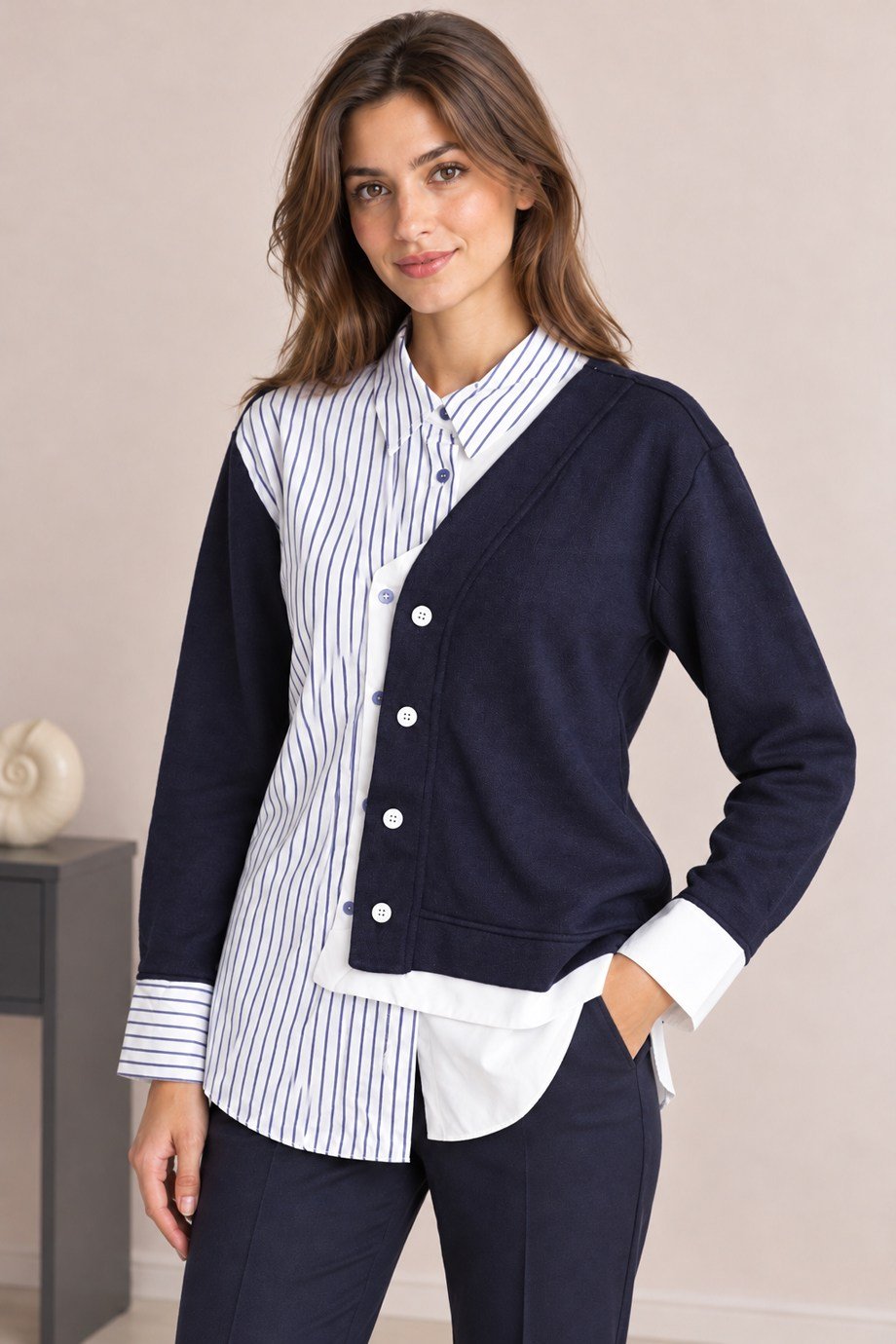 BEBE PLUS30507-2K7 BEBE PLUS GÖMLEK-LACİ LACİ