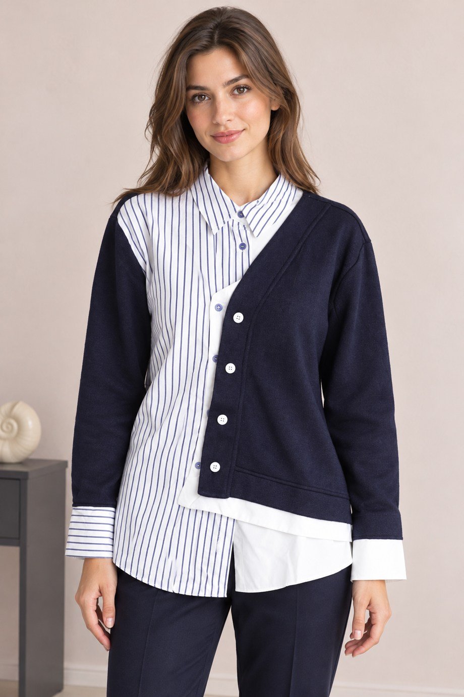 BEBE PLUS30507-2K7 BEBE PLUS GÖMLEK-LACİ LACİ