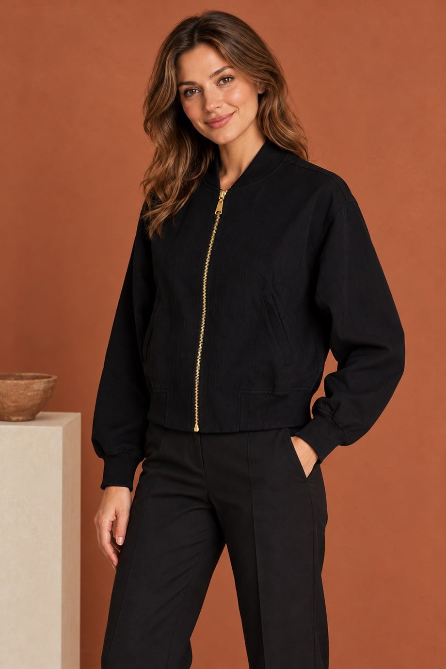 BEBE PLUS31372-2K7 BEBE PLUS CEKET-SİYAH