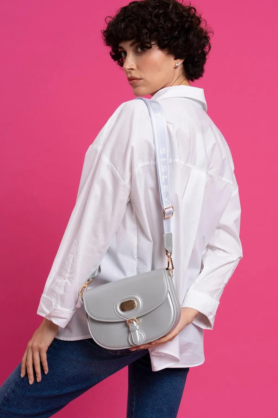 BENETTON-ST DERİ003-2Y4 SISLEY ÇANTAGÜMÜŞ