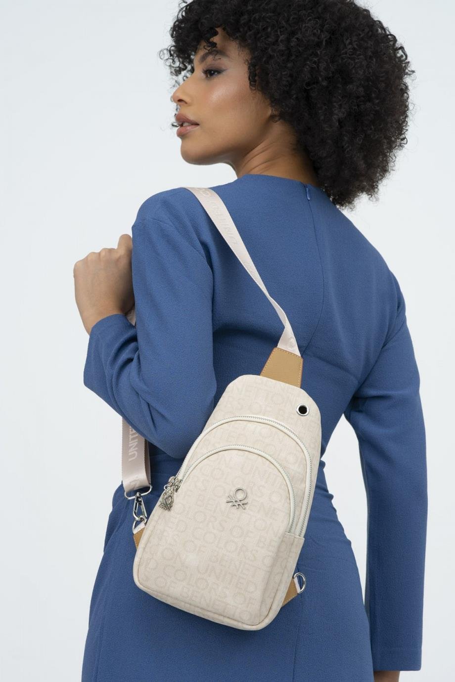 BENETTON-ST DERİ1286-2Y4 BENETTON ÇANTABEJ CAMEL