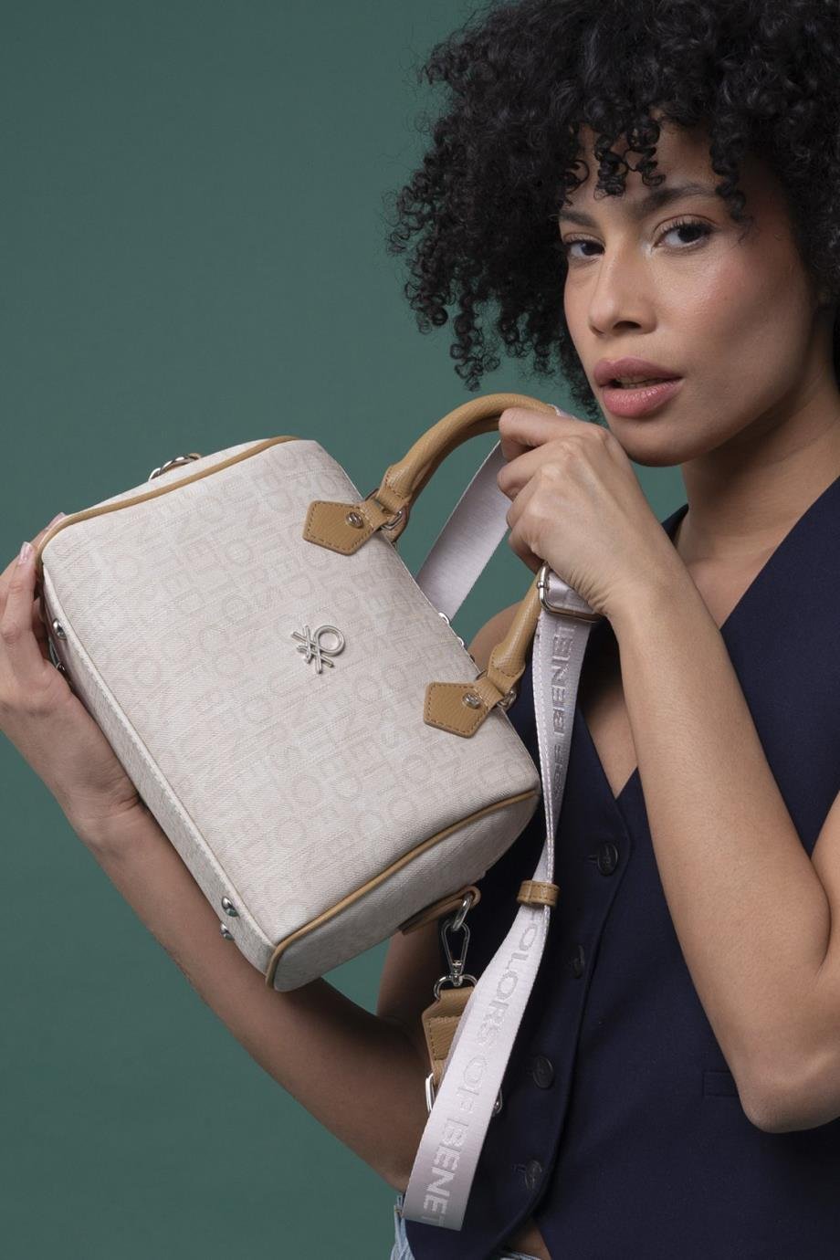 BENETTON-ST DERİ1287-2Y4 BENETTON ÇANTABEJ CAMEL