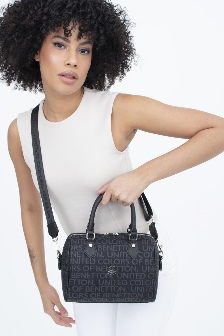 BENETTON-ST DERİ1287-2Y4 BENETTON ÇANTASİYAH