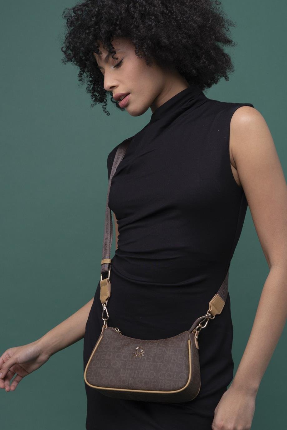 BENETTON-ST DERİ1291-2Y4 BENETTON ÇANTAKAHVE CAMEL