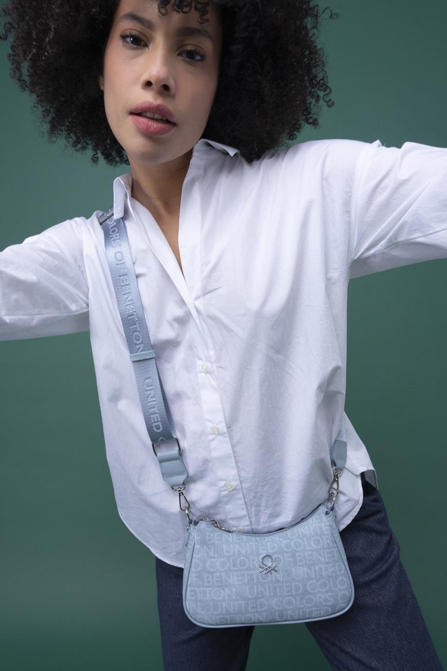 BENETTON-ST DERİ1291-2Y4 BENETTON ÇANTAMAVİ