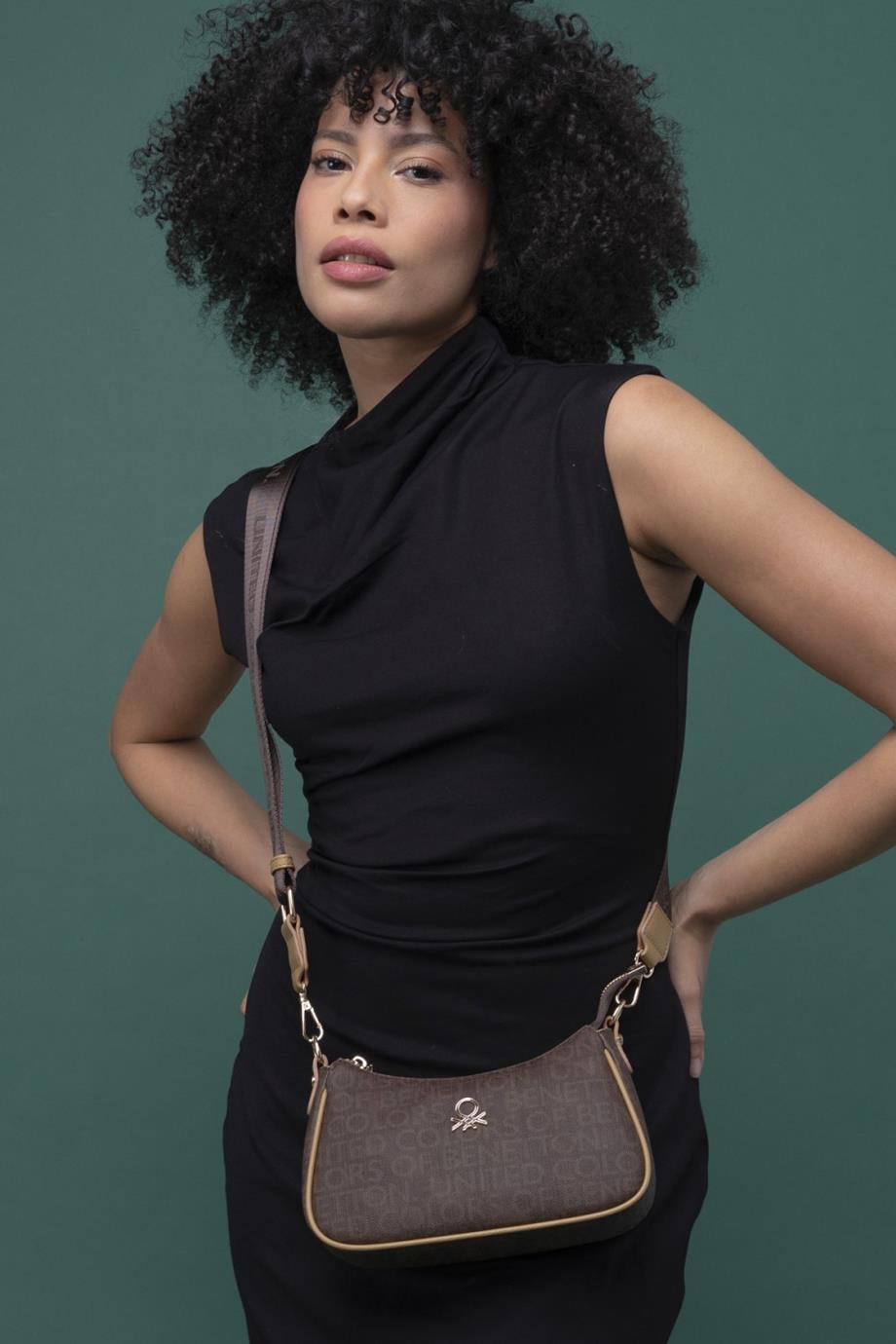 BENETTON-ST DERİ1291-2Y4 BENETTON ÇANTAKAHVE CAMEL