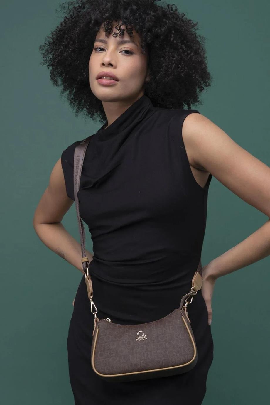 BENETTON-ST DERİ1291-2Y5 BENETTON ÇANTAKAHVE CAMEL