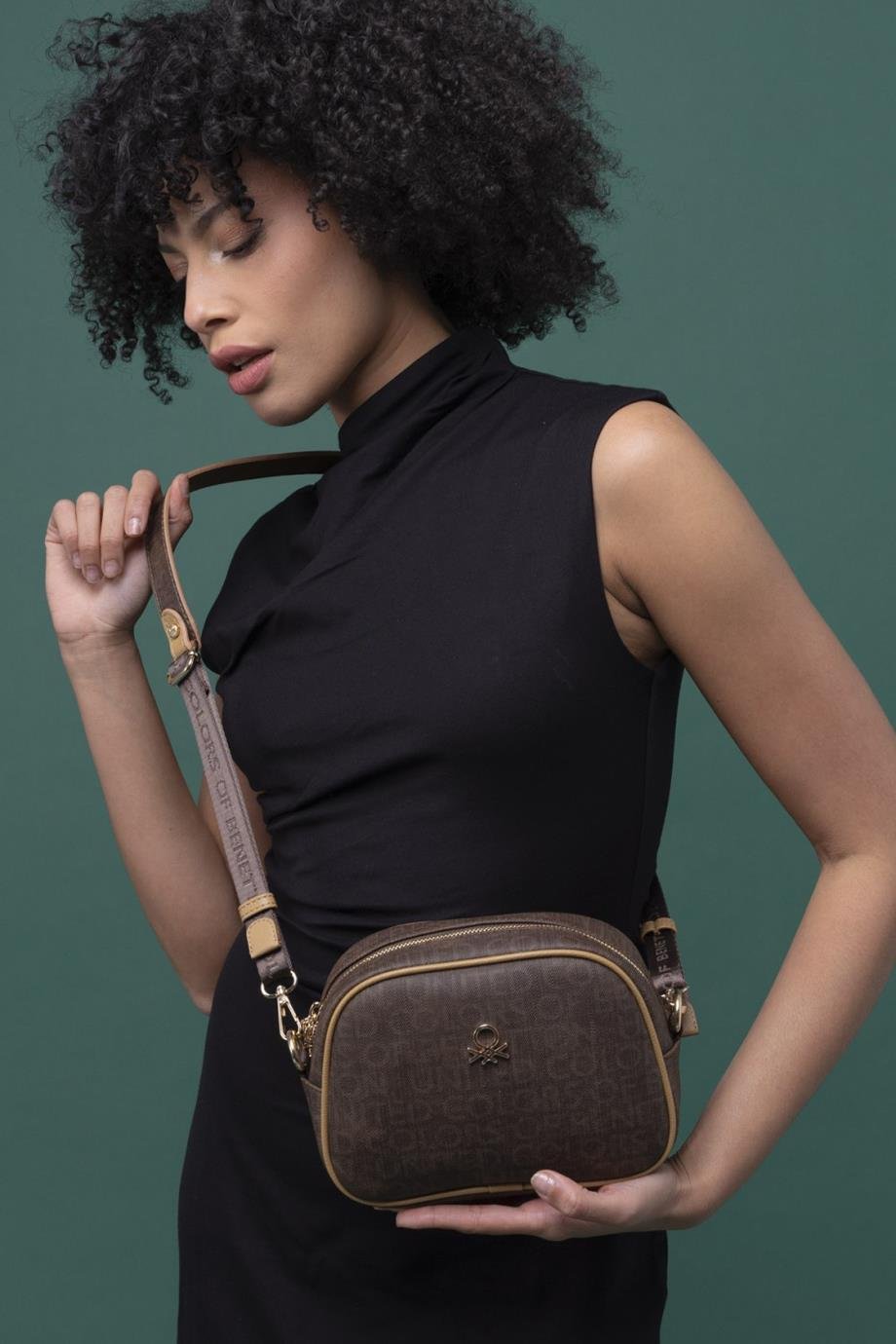 BENETTON-ST DERİ1293-2Y4 BENETTON ÇANTAKAHVE CAMEL