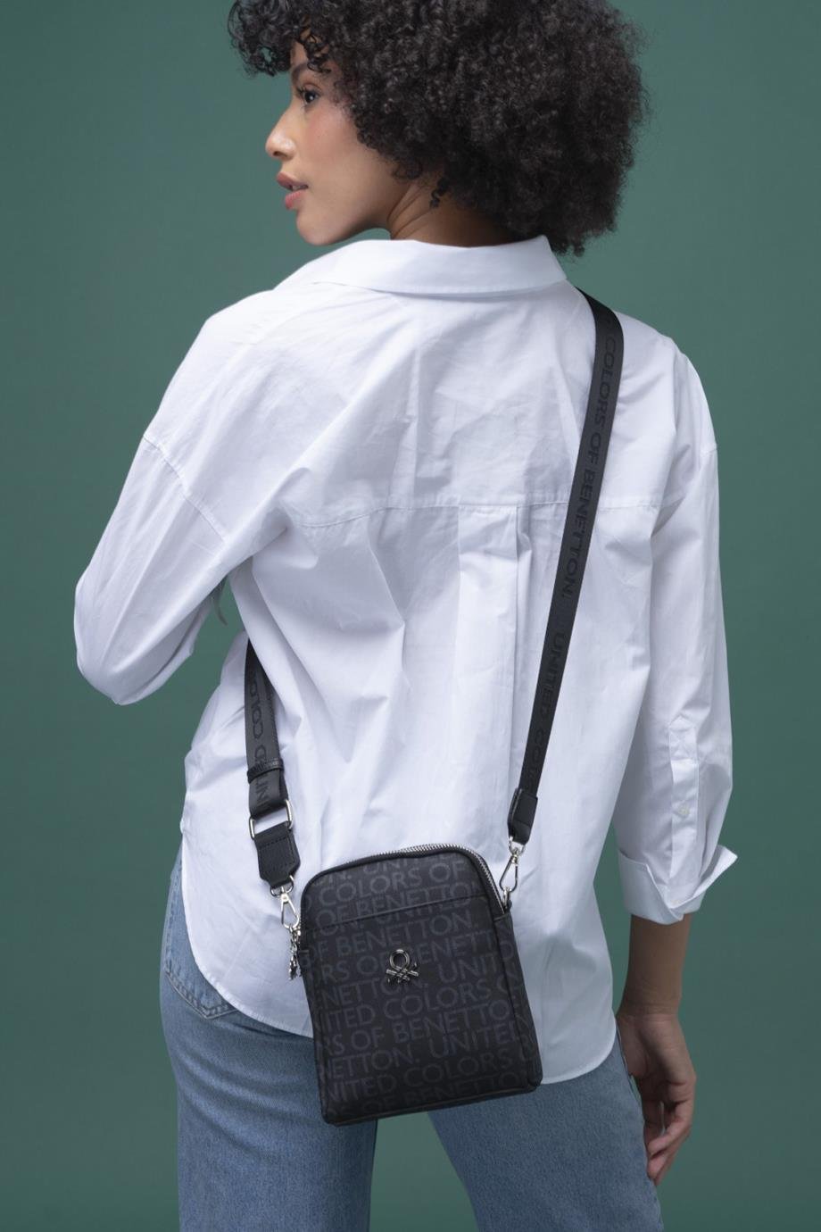 BENETTON-ST DERİ1294-2Y4 BENETTON ÇANTASİYAH