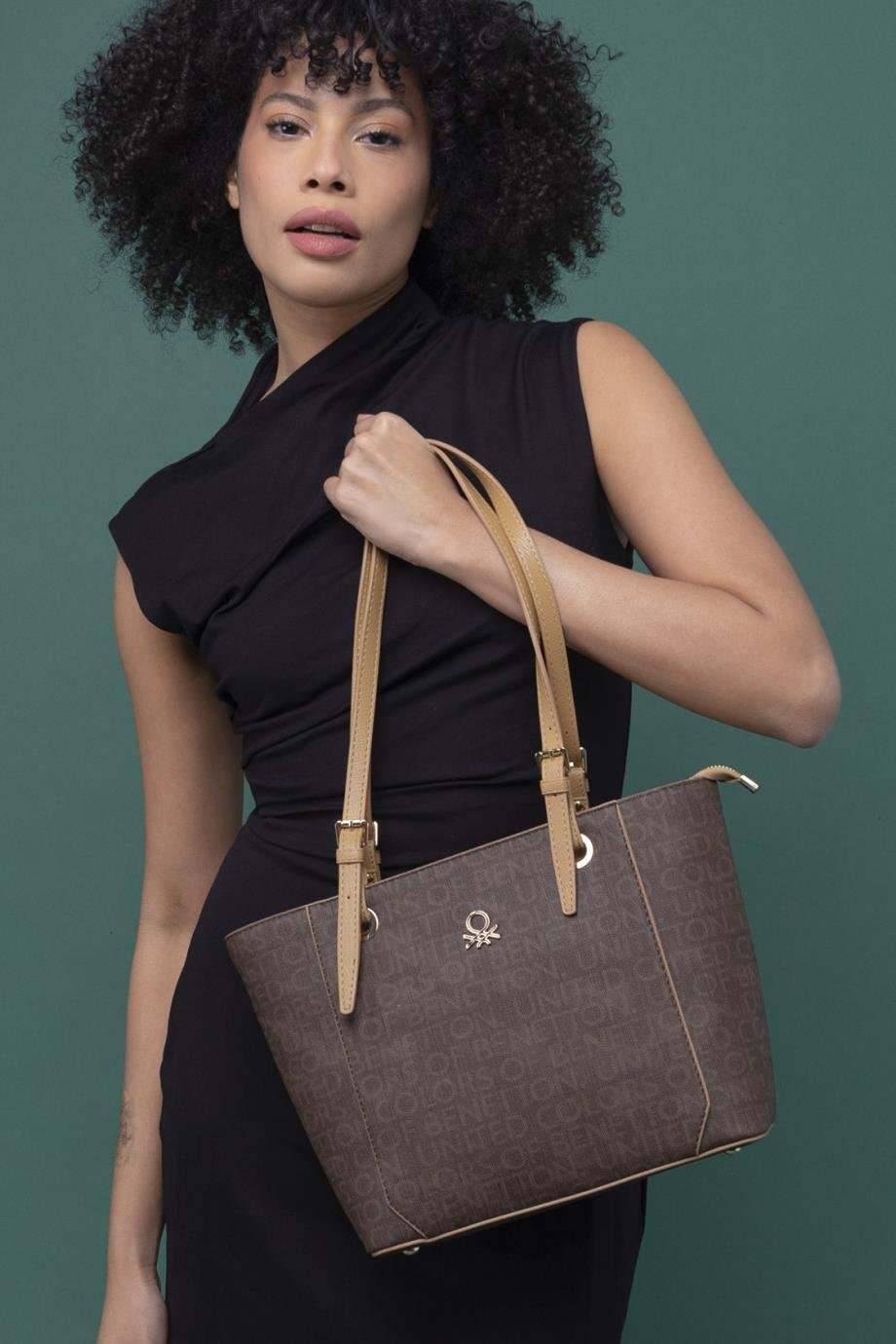 BENETTON-ST DERİ1297-2Y4 BENETTON ÇANTAKAHVE CAMEL