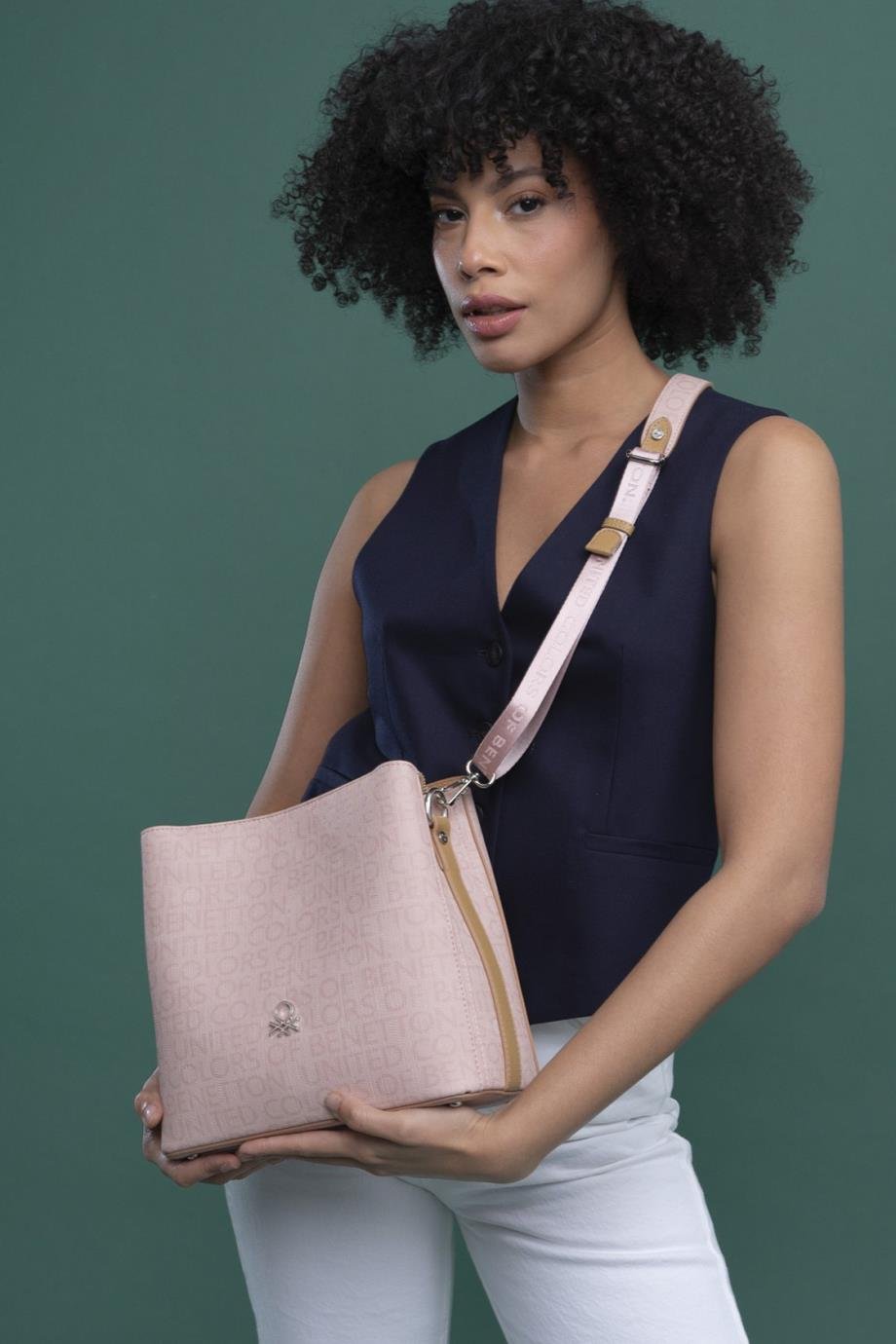 BENETTON-ST DERİ1298-2Y4 BENETTON ÇANTAPUDRA CAMEL