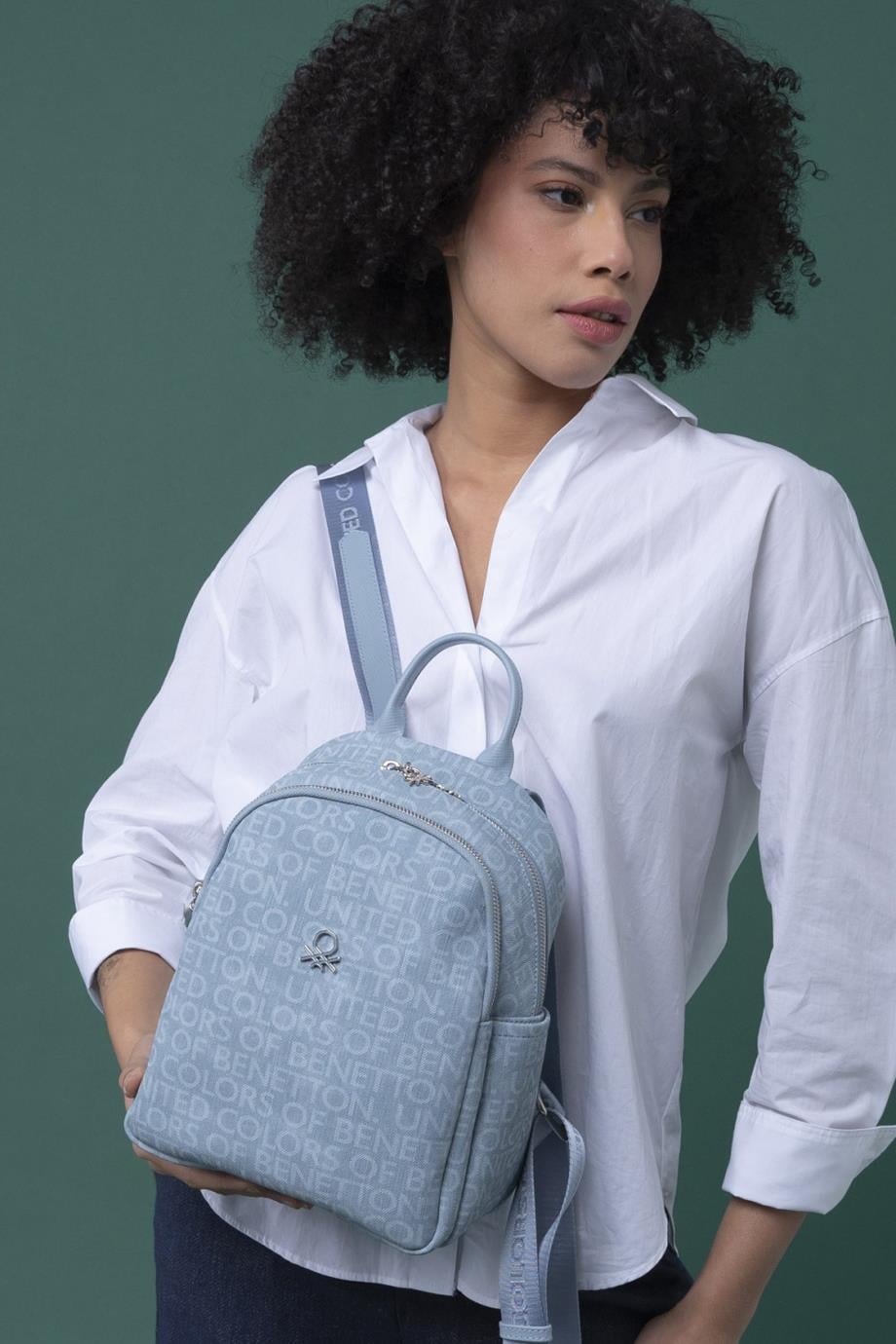 BENETTON-ST DERİ1311-2Y4 BENETTON ÇANTAMAVİ