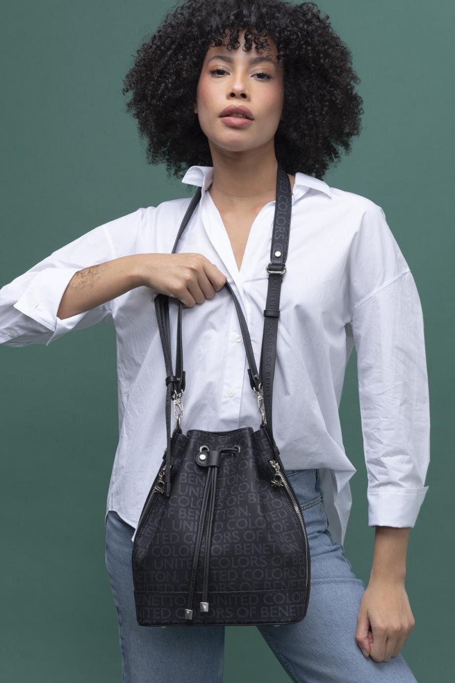 BENETTON-ST DERİ1313-2Y4 BENETTON ÇANTASİYAH