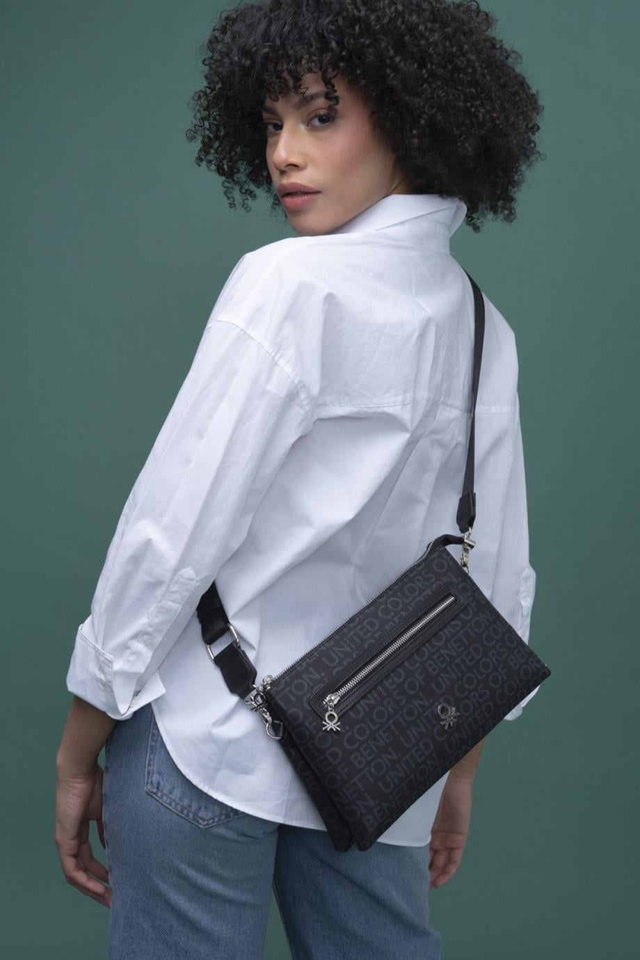 BENETTON-ST DERİ1314-2Y4 BENETTON ÇANTASİYAH