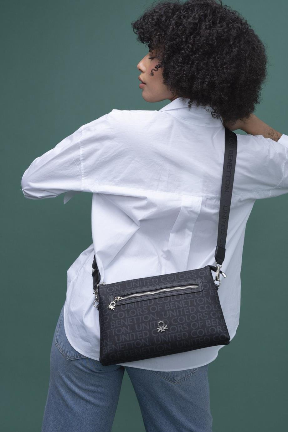 BENETTON-ST DERİ1314-2Y4 BENETTON ÇANTASİYAH