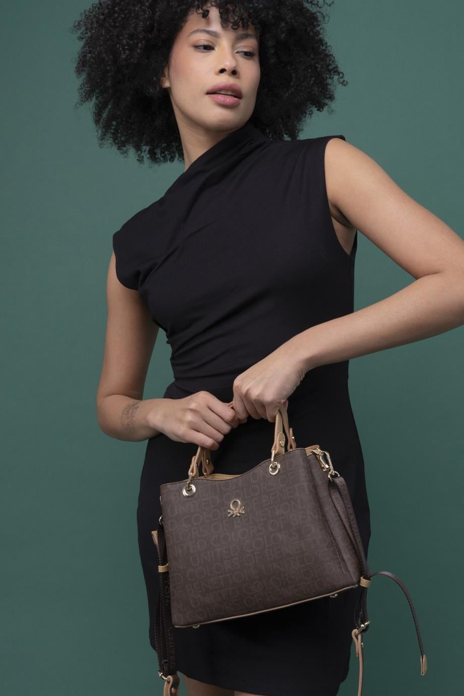 BENETTON-ST DERİ1315-2Y4 BENETTON ÇANTAKAHVE CAMEL