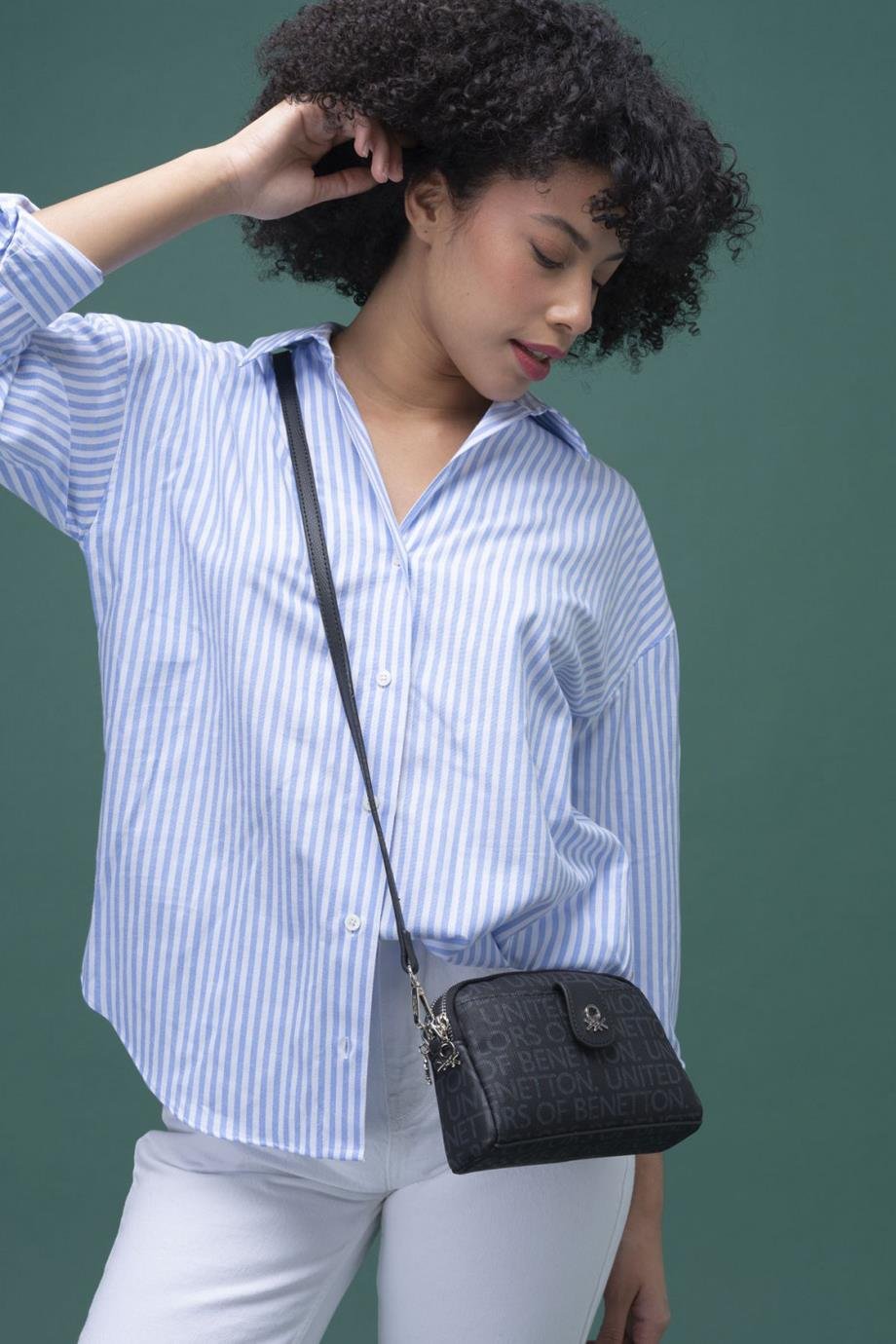 BENETTON-ST DERİ1320-2Y4 BENETTON ÇANTASİYAH