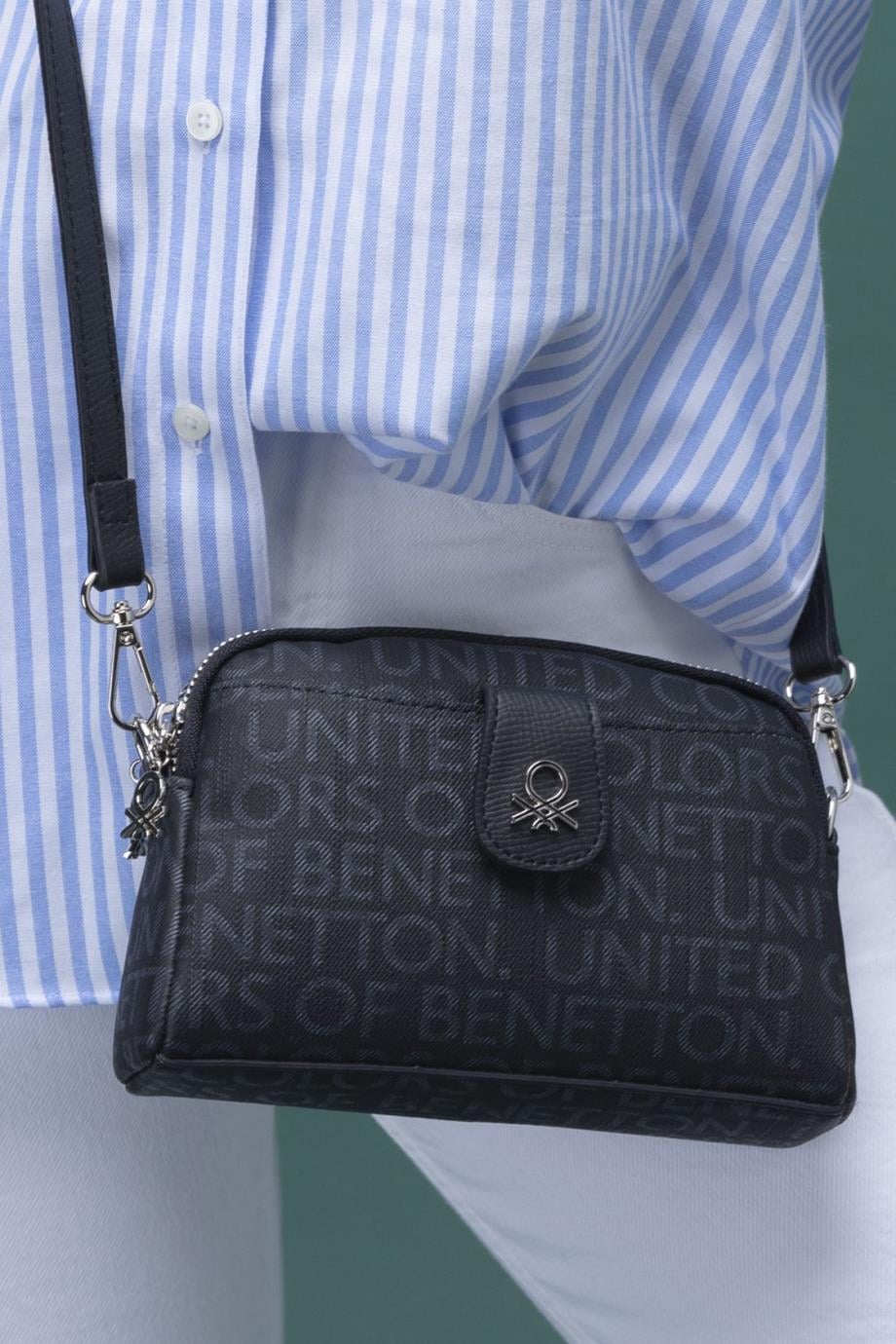 BENETTON-ST DERİ1320-2Y4 BENETTON ÇANTASİYAH