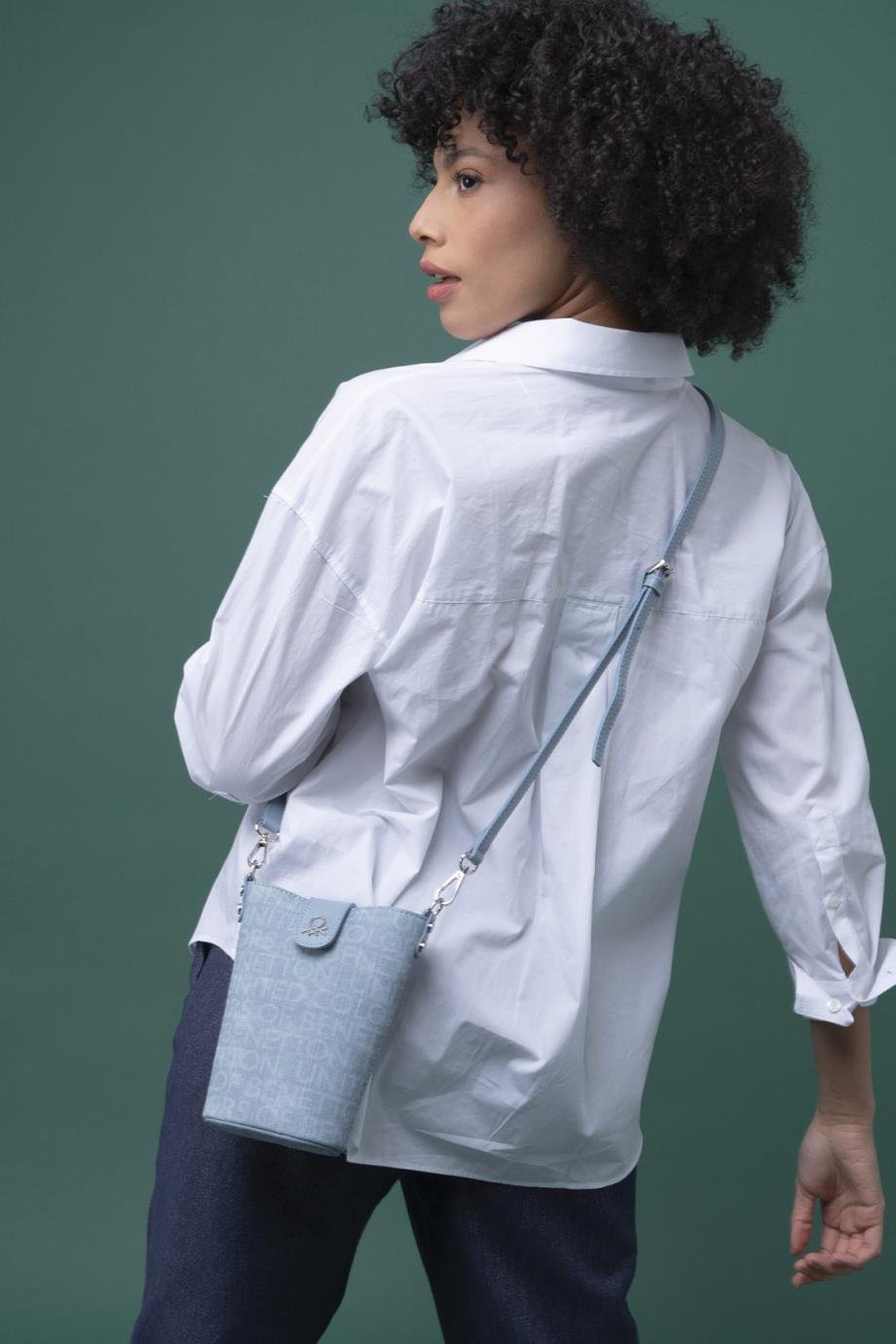 BENETTON-ST DERİ1328-2Y4 BENETTON ÇANTAMAVİ