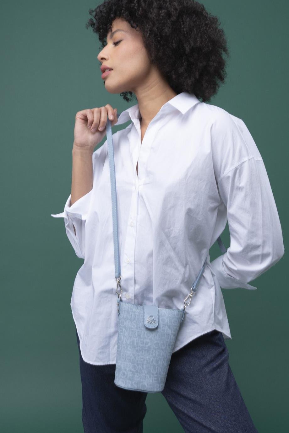 BENETTON-ST DERİ1328-2Y4 BENETTON ÇANTAMAVİ