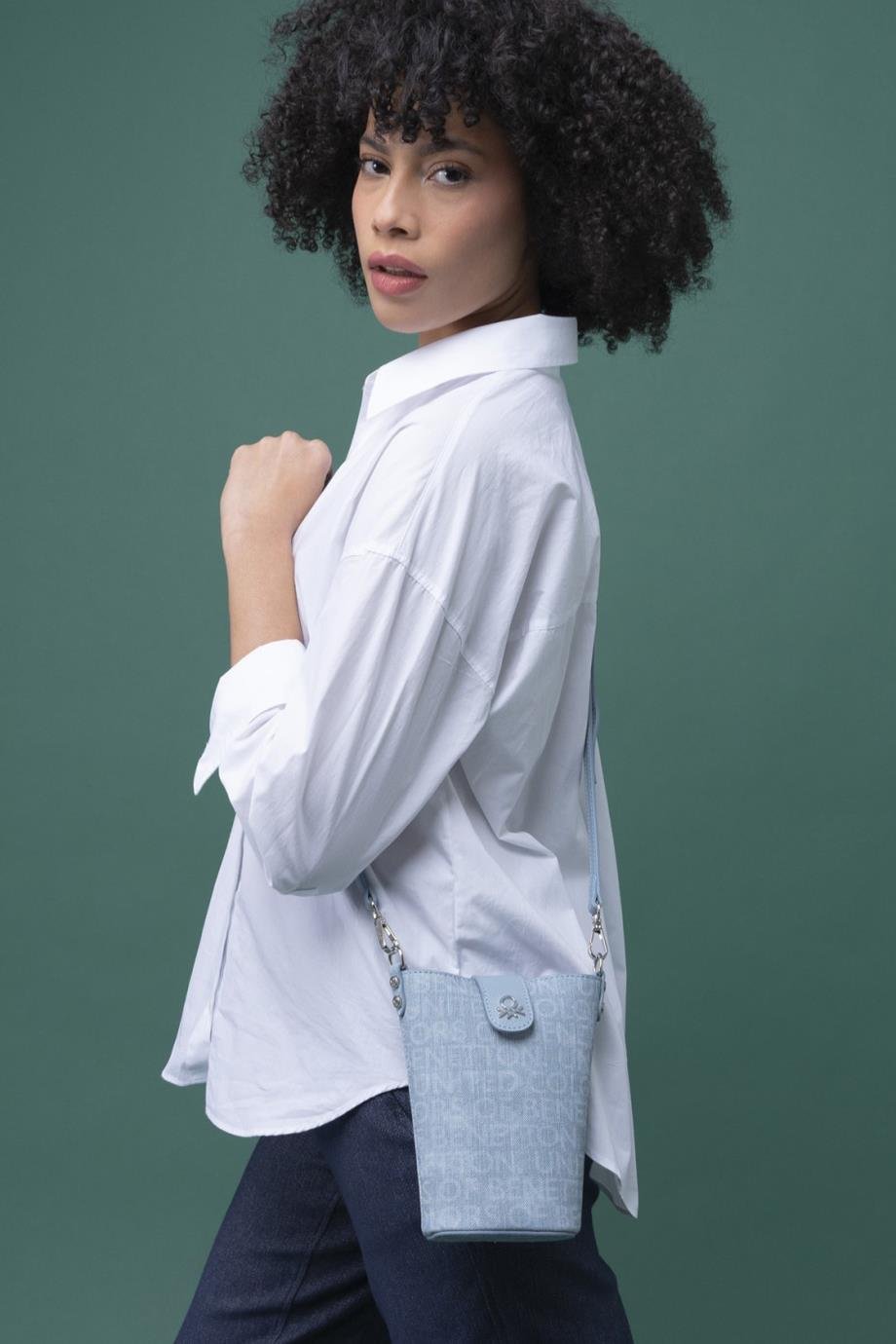 BENETTON-ST DERİ1328-2Y4 BENETTON ÇANTAMAVİ