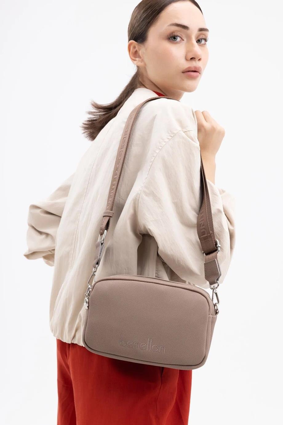 BENETTON-ST DERİ1408-2K5 BENETTON ÇANTAVİZON
