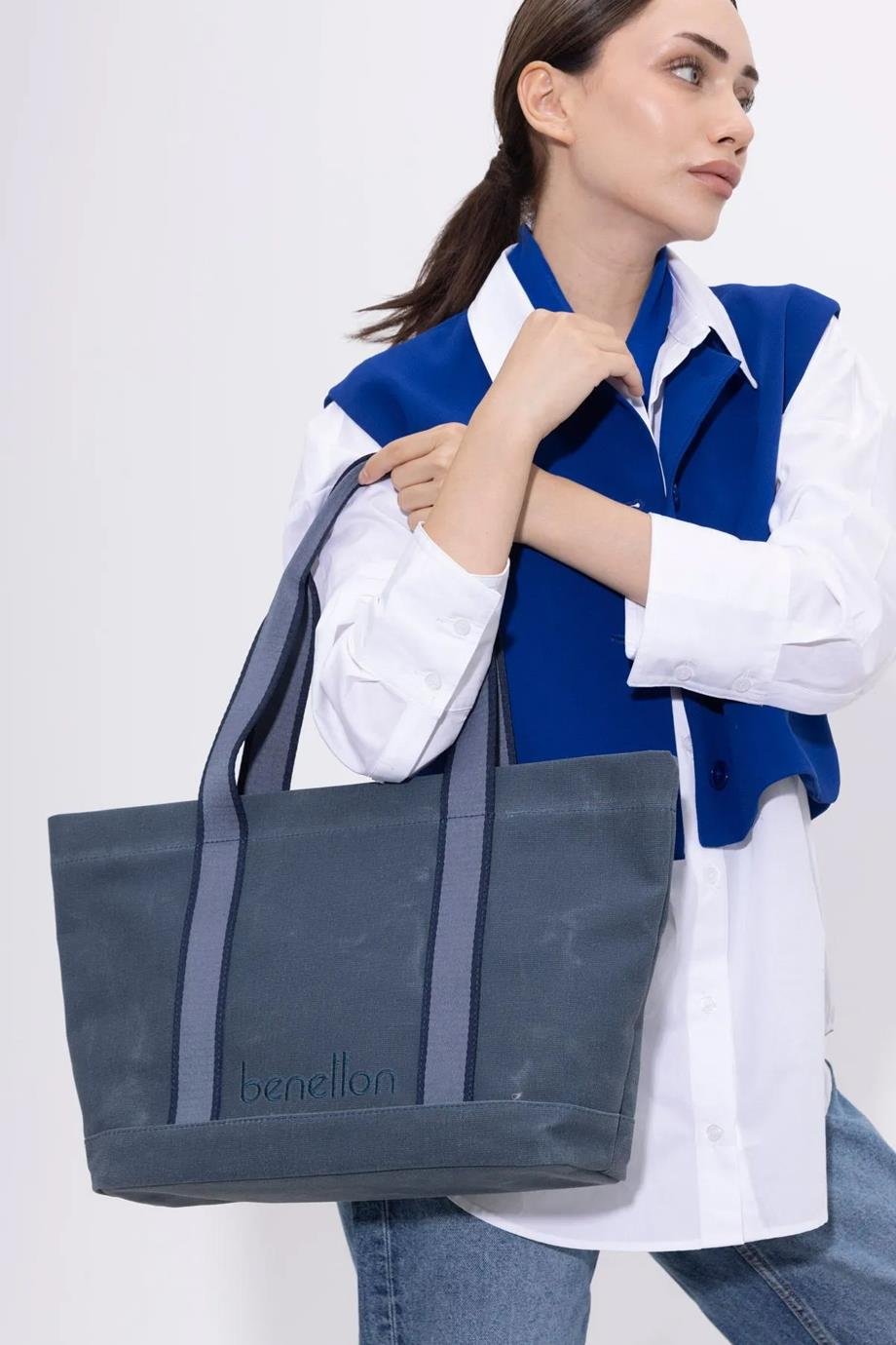 BENETTON-ST DERİ1411-2K5 BENETTON ÇANTALACİ