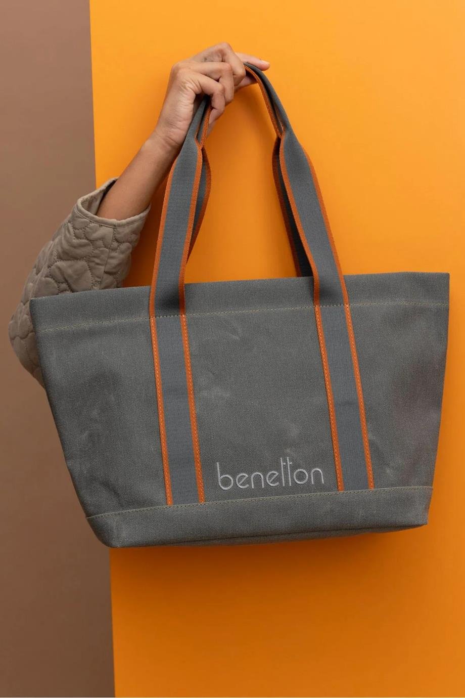 BENETTON-ST DERİ1411-2K5 BENETTON ÇANTAHAKİ