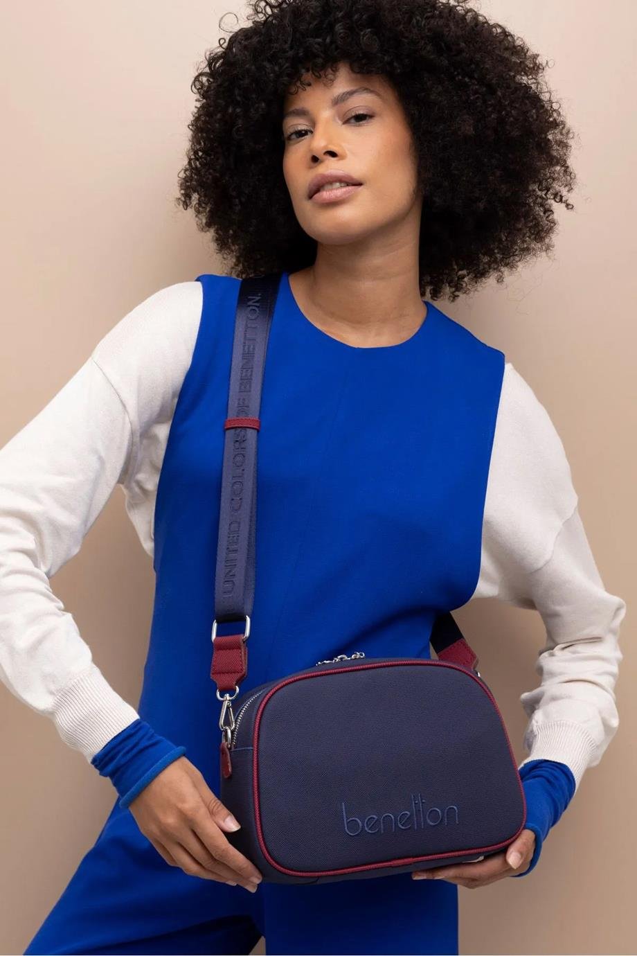 BENETTON-ST DERİ1435-2K5 BENETTON ÇANTALACİ BORDO