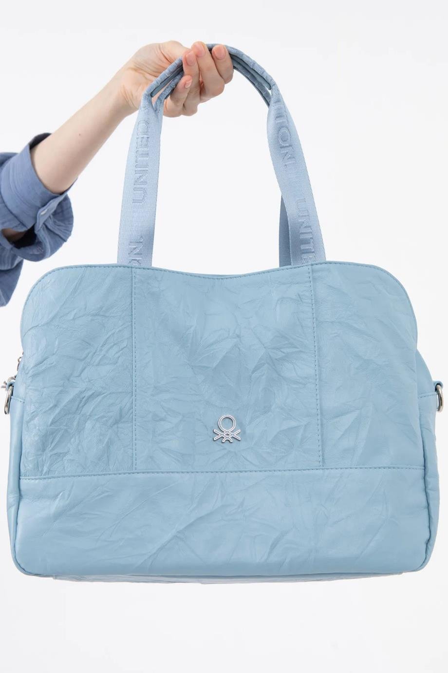 BENETTON-ST DERİ1474-2Y5 BENETTON ÇANTAMAVİ